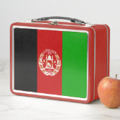 Lunch Box Drapeau de l'Afghanistan patriotique (En situation)
