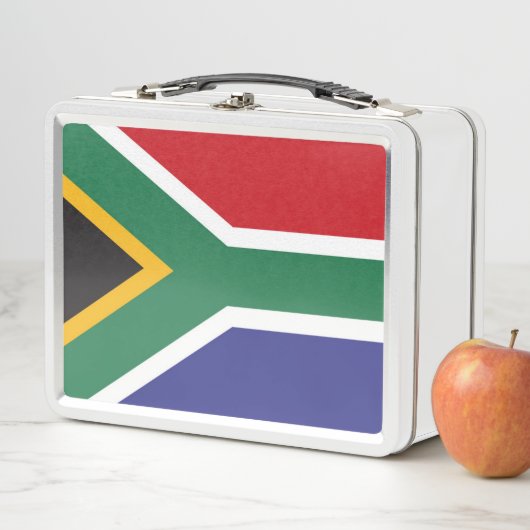 Lunch Box Drapeau de l'Afrique du Sud (En situation)
