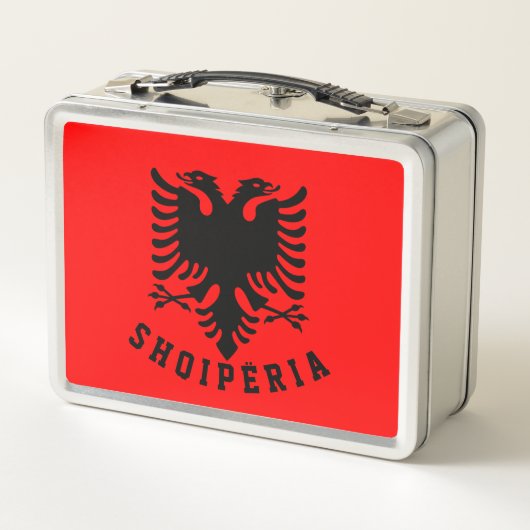 Lunch Box Drapeau de l'Albanie (Dos)