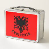 Lunch Box Drapeau de l'Albanie (Devant)