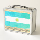 Lunch Box Drapeau de l'ARGENTINE (Dos)