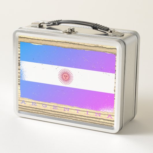 Lunch Box Drapeau de l'ARGENTINE (Devant)