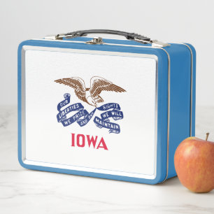 Lunch Box Drapeau de l'État de l'Iowa