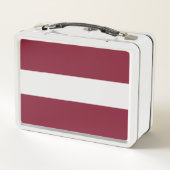 Lunch Box Drapeau de Lettonie (Dos)