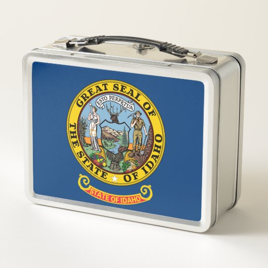 Lunch Box Drapeau de l'Idaho (Dos)
