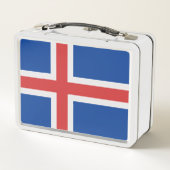 Lunch Box Drapeau de l'Islande (Dos)