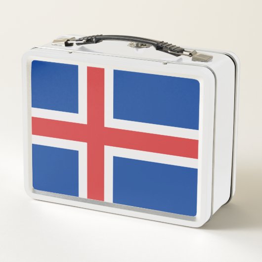 Lunch Box Drapeau de l'Islande (Dos)