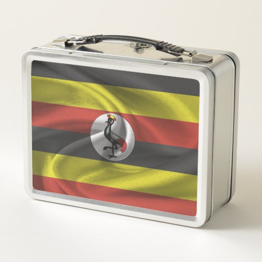 Lunch Box Drapeau de l'Ouganda (Dos)