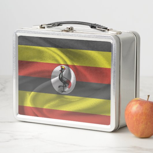 Lunch Box Drapeau de l'Ouganda (En situation)