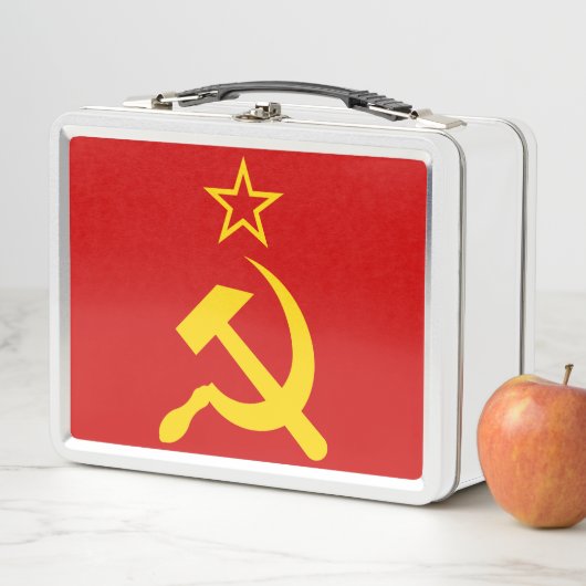 Lunch Box Drapeau de l'URSS - Drapeau de l'Union soviétique (En situation)