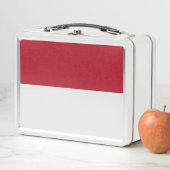 Lunch Box Drapeau de Monaco (En situation)