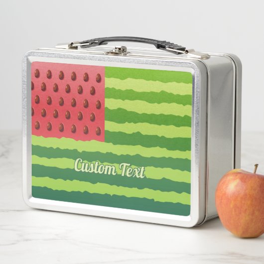 Lunch Box Drapeau de pastèque (En situation)