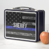 Lunch Box Drapeau de police du shérif en détresse (En situation)
