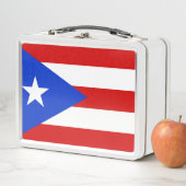 Lunch Box Drapeau de Porto Rico (En situation)