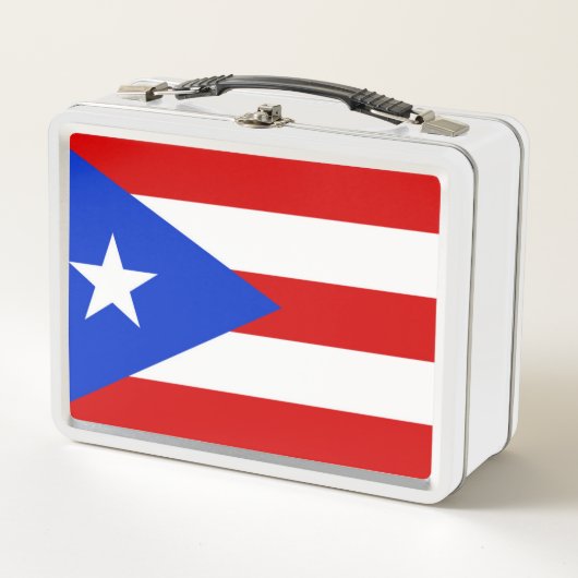 Lunch Box Drapeau de Porto Rico (Devant)