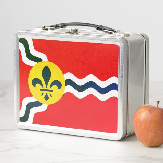 Lunch Box Drapeau de Saint-Louis, Missouri (En situation)