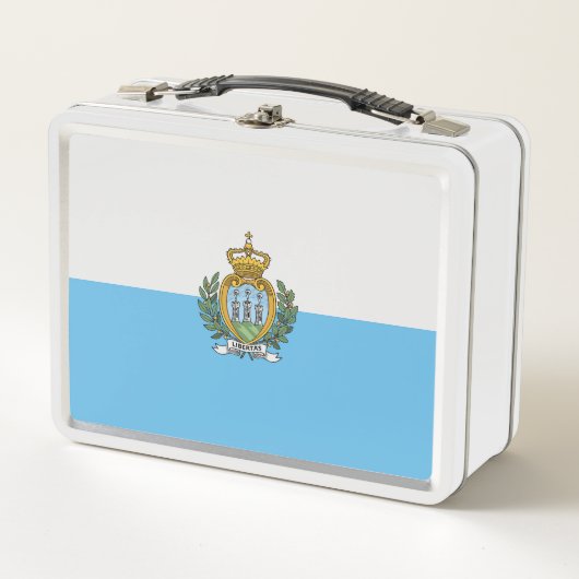 Lunch Box Drapeau de Saint-Marin (Devant)