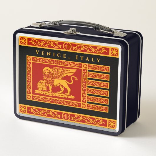 Lunch Box Drapeau de Venise, Italie (Devant)