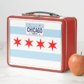 Lunch Box Drapeau d'état américain - Chicago (En situation)