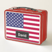 Lunch Box Drapeau d'État américain - Géorgie (Dos)