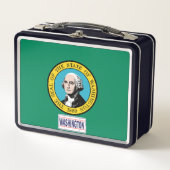Lunch Box Drapeau d'État américain - Washington (Devant)