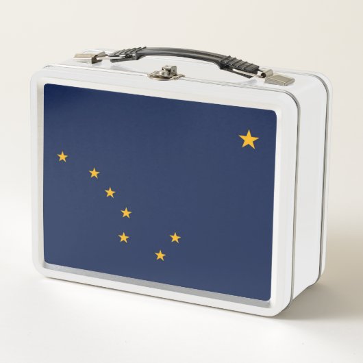 Lunch Box Drapeau d'État de l'Alaska, États-Unis (Devant)