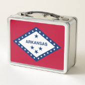 Lunch Box Drapeau d'État de l'Arkansas (Dos)