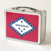 Lunch Box Drapeau d'État de l'Arkansas (Devant)