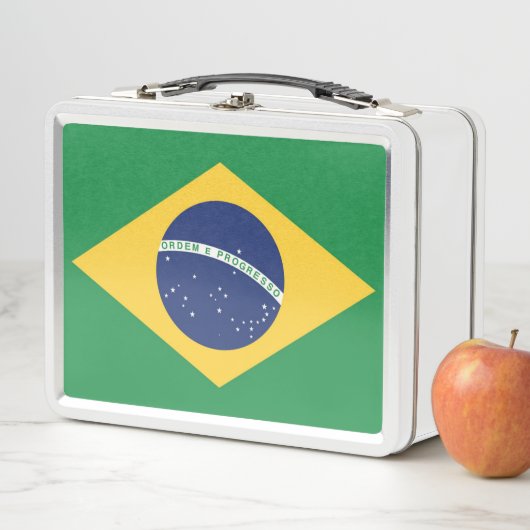 Lunch Box Drapeau du Brésil (En situation)
