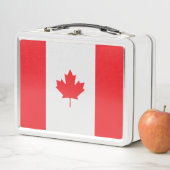 Lunch Box Drapeau du Canada (En situation)