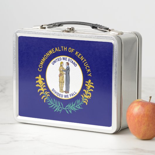 Lunch Box Drapeau du Kentucky (En situation)