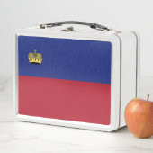 Lunch Box Drapeau du Liechtenstein (En situation)