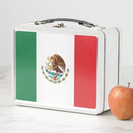 Lunch Box Drapeau du Mexique (En situation)