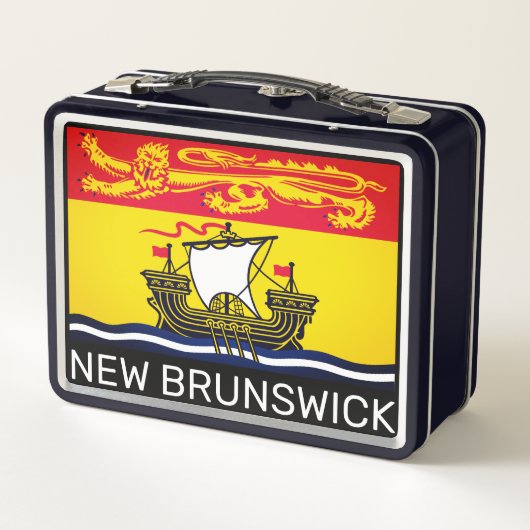 Lunch Box Drapeau du Nouveau-Brunswick, Canada (Dos)