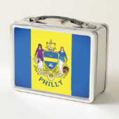 Lunch Box Drapeau / Emblème de Philadelphie, PA (Dos)