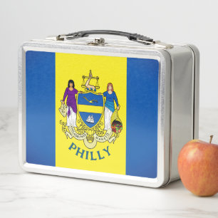 Lunch Box Drapeau / Emblème de Philadelphie, PA