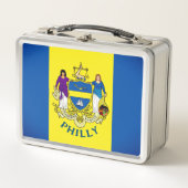 Lunch Box Drapeau / Emblème de Philadelphie, PA (Devant)