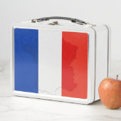 Lunch Box drapeau français (En situation)