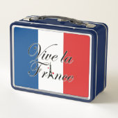 Lunch Box Drapeau français Vive la France (Dos)