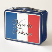 Lunch Box Drapeau français Vive la France (Devant)