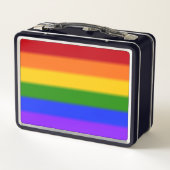 Lunch Box Drapeau Gay pride arc-en-ciel plat (Dos)