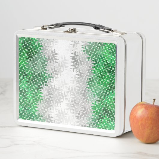 Lunch Box Drapeau Grayromantic Fierté Trippy Abstrait (En situation)
