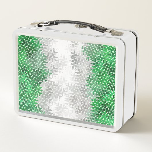 Lunch Box Drapeau Grayromantic Fierté Trippy Abstrait (Dos)