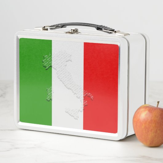 Lunch Box Drapeau italien (En situation)