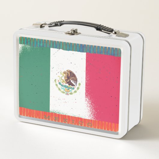 Lunch Box Drapeau mexicain (Devant)