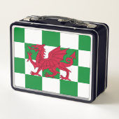 Lunch Box Drapeau mystique de dragon celtique rouge du Pays (Dos)
