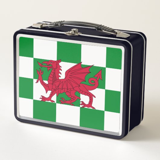 Lunch Box Drapeau mystique de dragon celtique rouge du Pays (Devant)