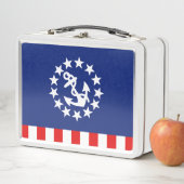 Lunch Box Drapeau Nautique Américain (En situation)