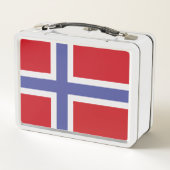 Lunch Box Drapeau norvégien (Dos)