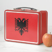 Lunch Box Drapeau patriotique albanais (En situation)